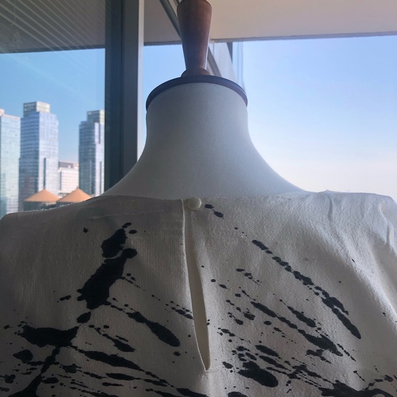 Yodyoko Hand Painted Silk Kaftan NWOT - Picture 3 of 6